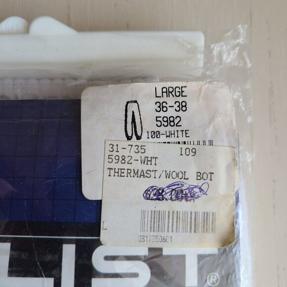 NEW Women's Wool Blend Thermal Long Johns Bottoms L Made USA Medalist Tek Series - Picture 2 of 4